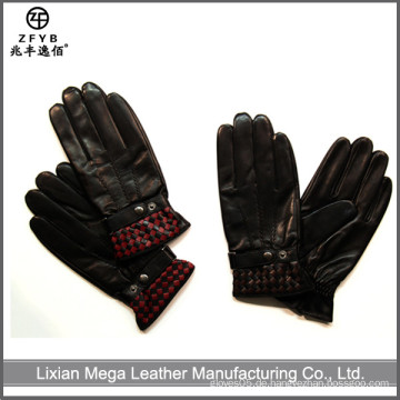 ZF5661 Großhandel Winter Mann Mode neueste Leder Handschuhe